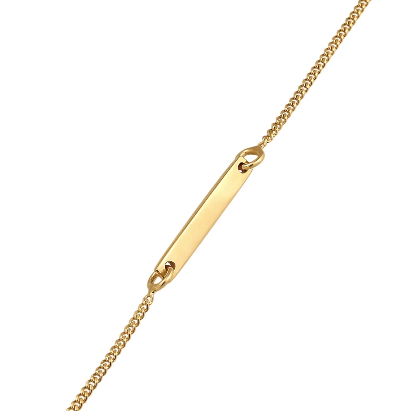 Elli "Armband ID Platte< Armbänder|Silber