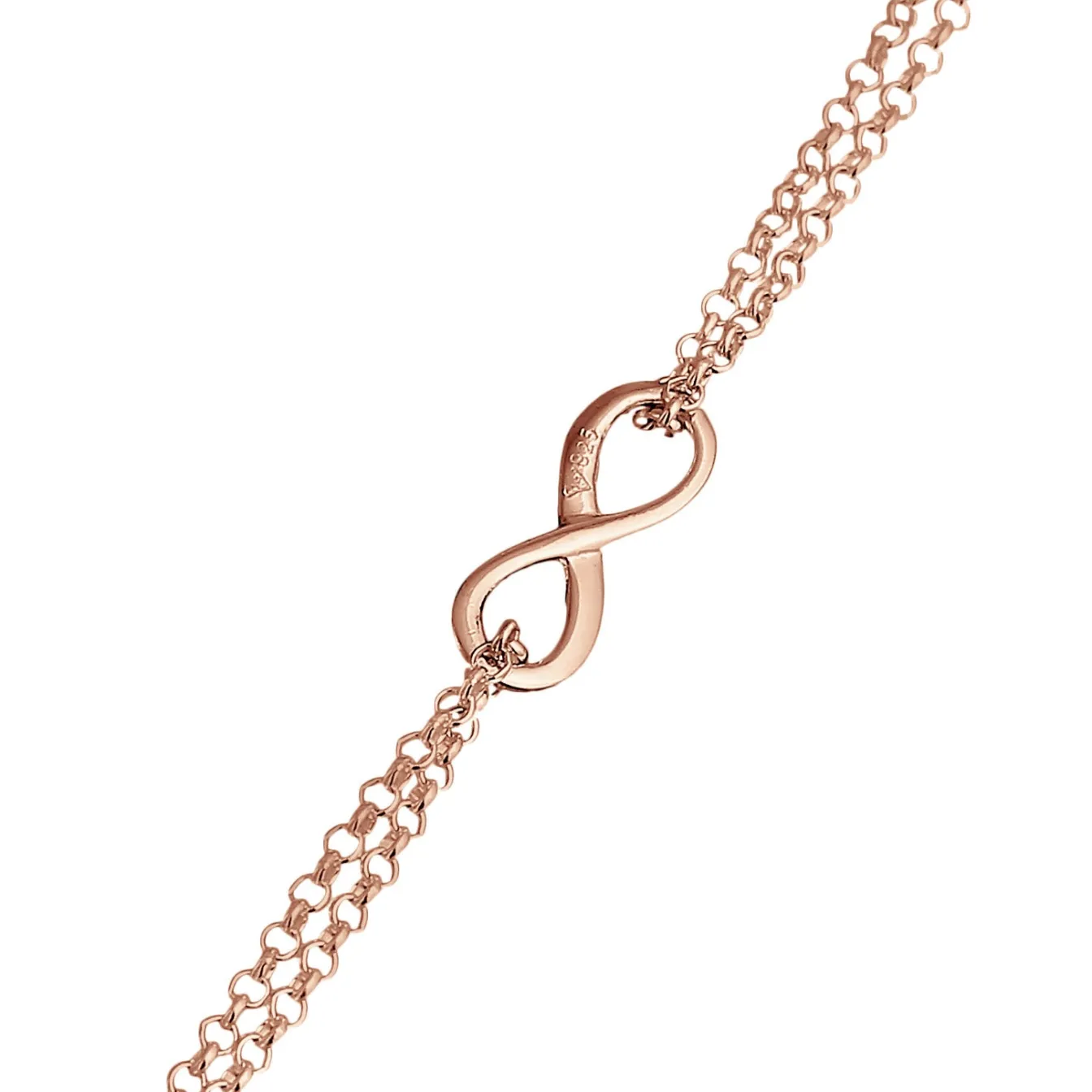 Elli "Armband Infinity< Roségold|Symbol-schmuck