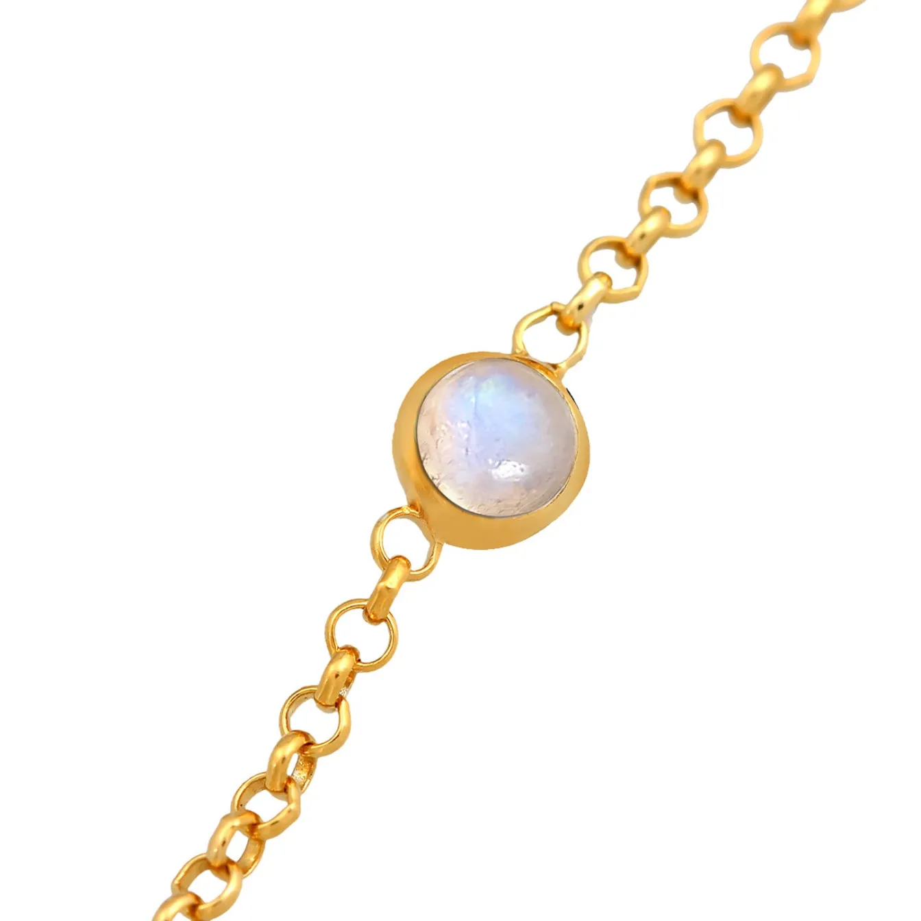Elli "Armband Infinity | Mondstein (Weiß)< Symbol-schmuck|Herz-schmuck