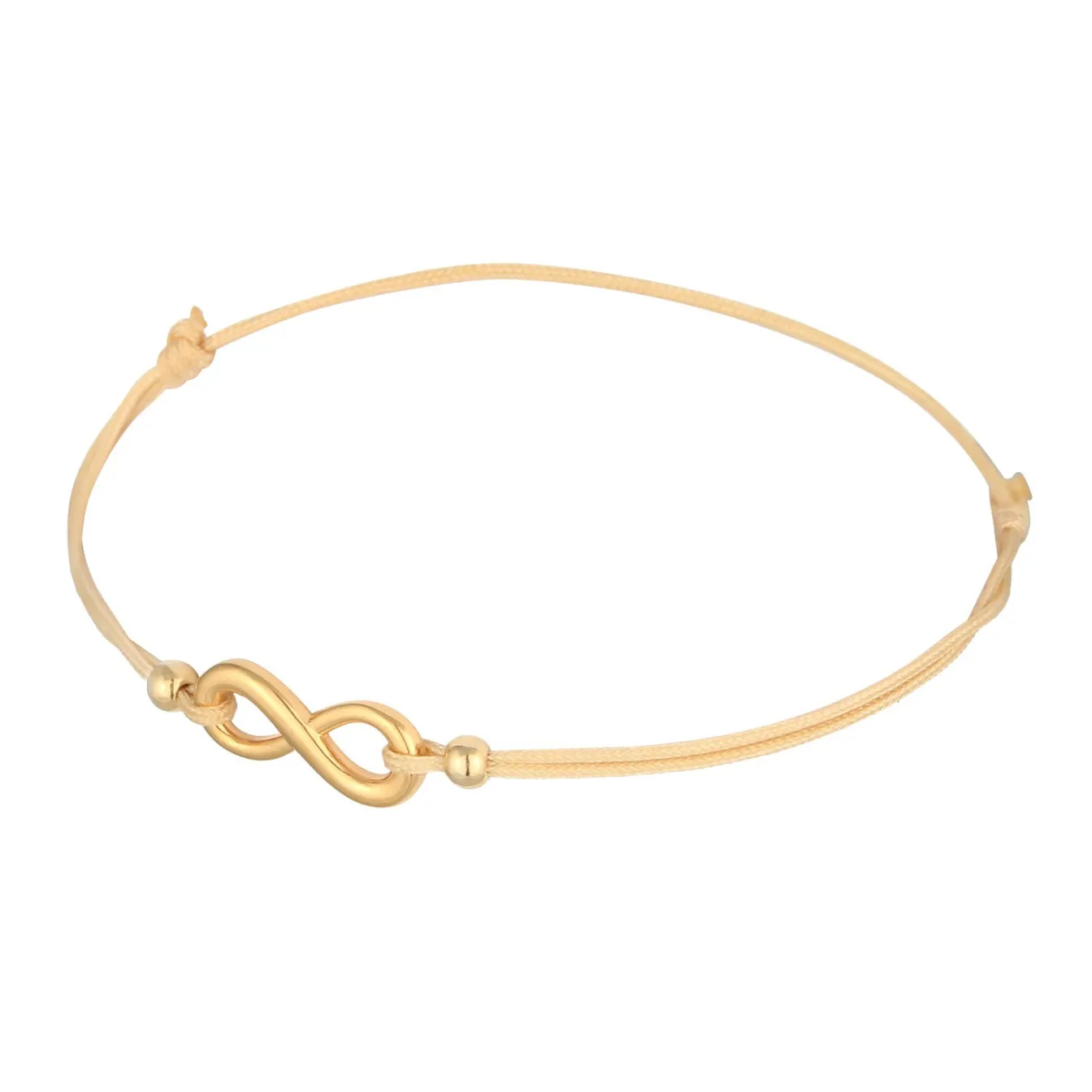 Elli "Armband Infinity | Nylon< Vergoldet|Symbol-schmuck