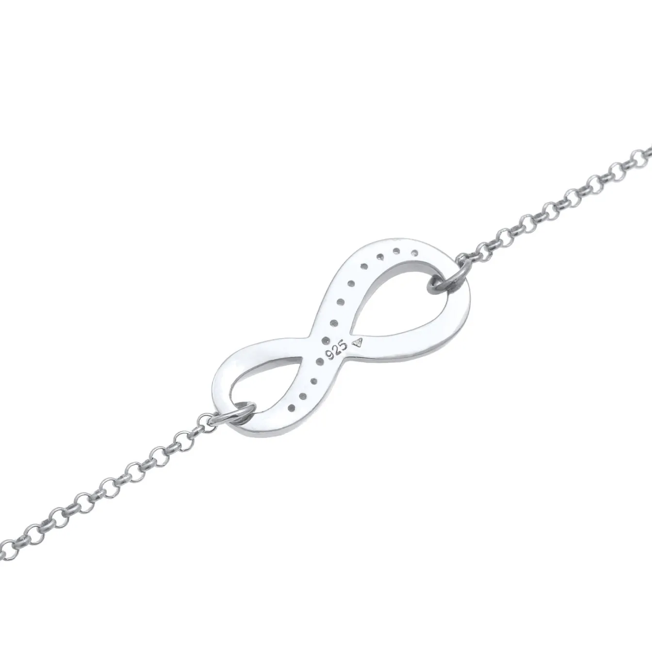 Elli "Armband Infinity | Zirkonia ( Weiß )< Roségold|Symbol-schmuck
