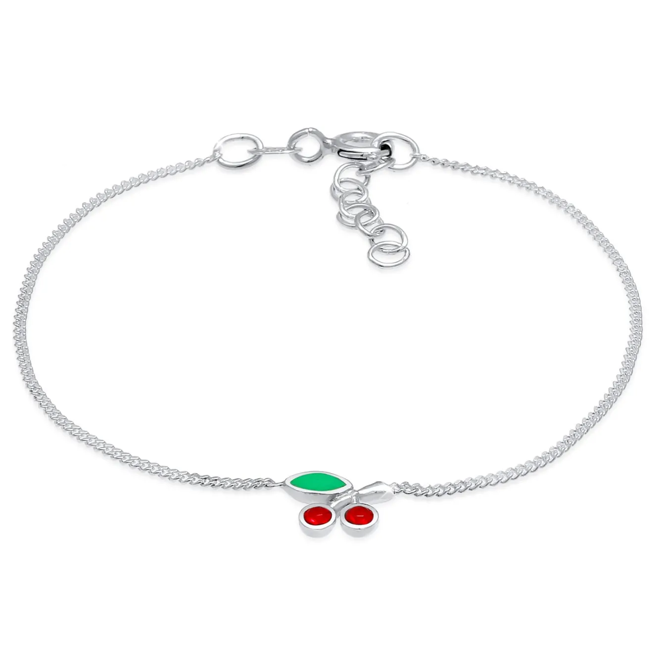 Elli "Armband Kirsche | Kristall ( Rot )<Kinder Kinderschmuck