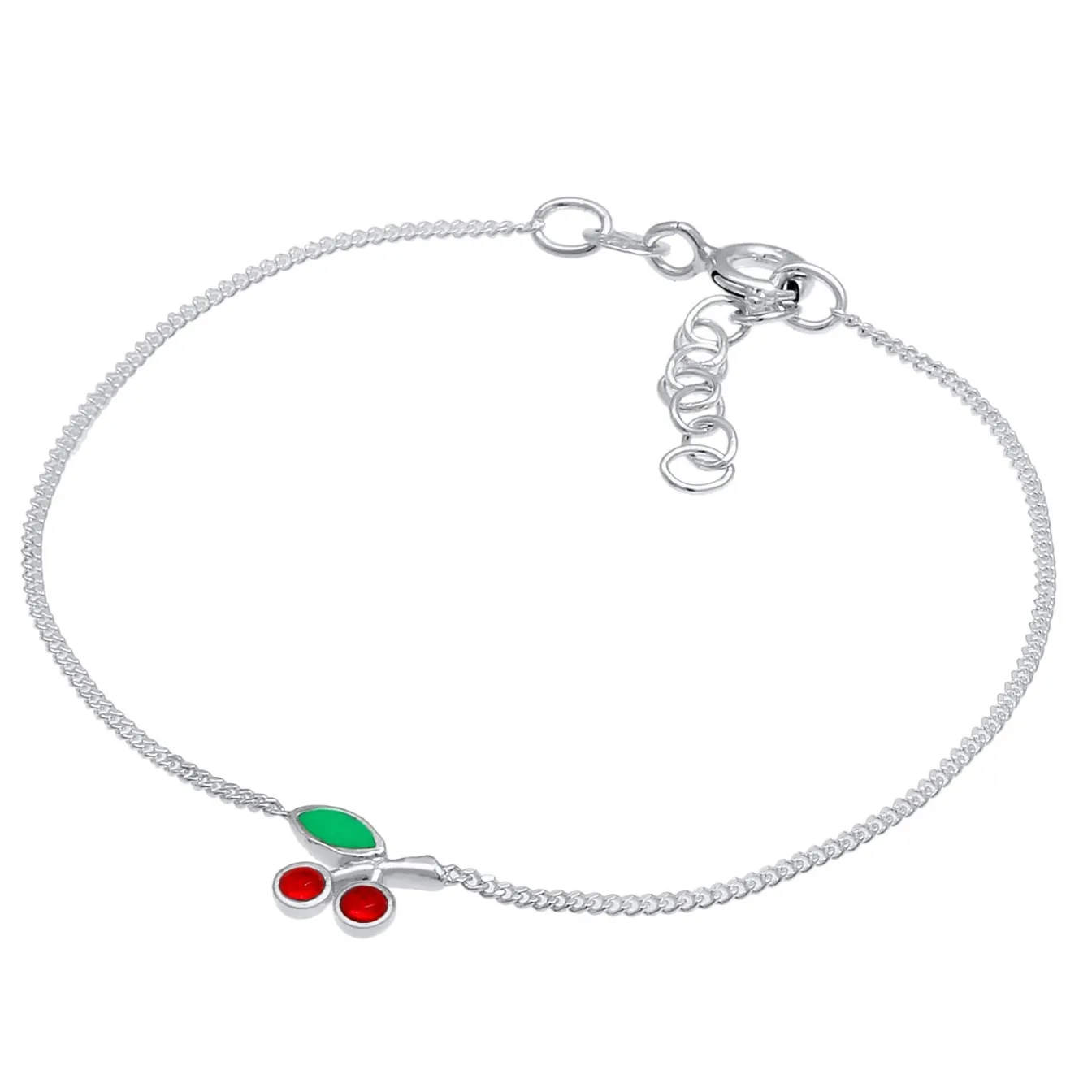 Elli "Armband Kirsche | Kristall ( Rot )<Kinder Kinderschmuck