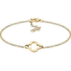 Elli "Armband Kleeblatt< Roségold|Symbol-schmuck