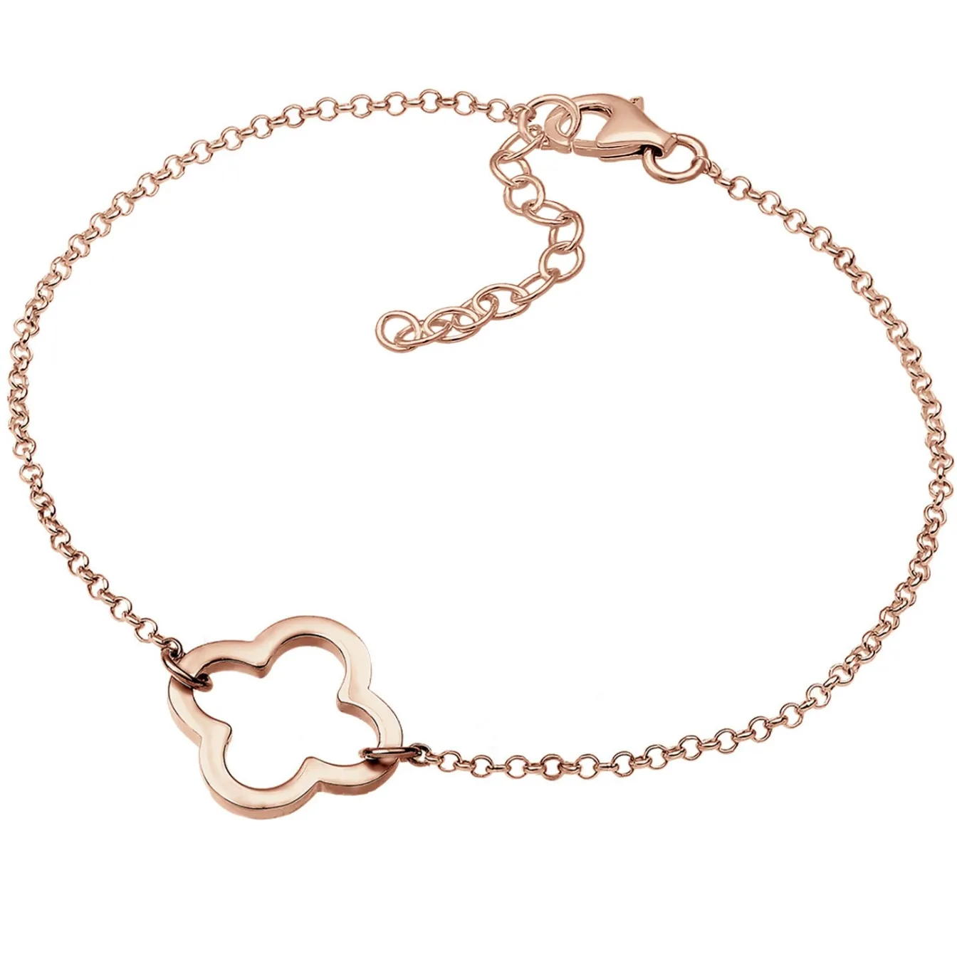 Elli "Armband Kleeblatt< Roségold|Symbol-schmuck
