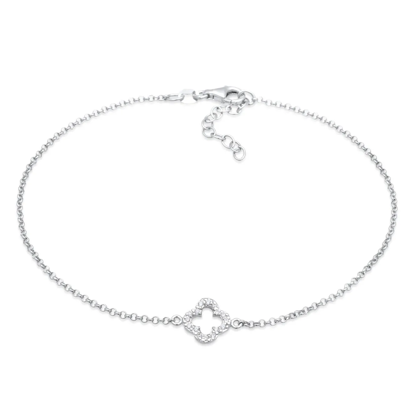 Elli "Armband Kleeblatt Symbol< Vergoldet|Symbol-schmuck