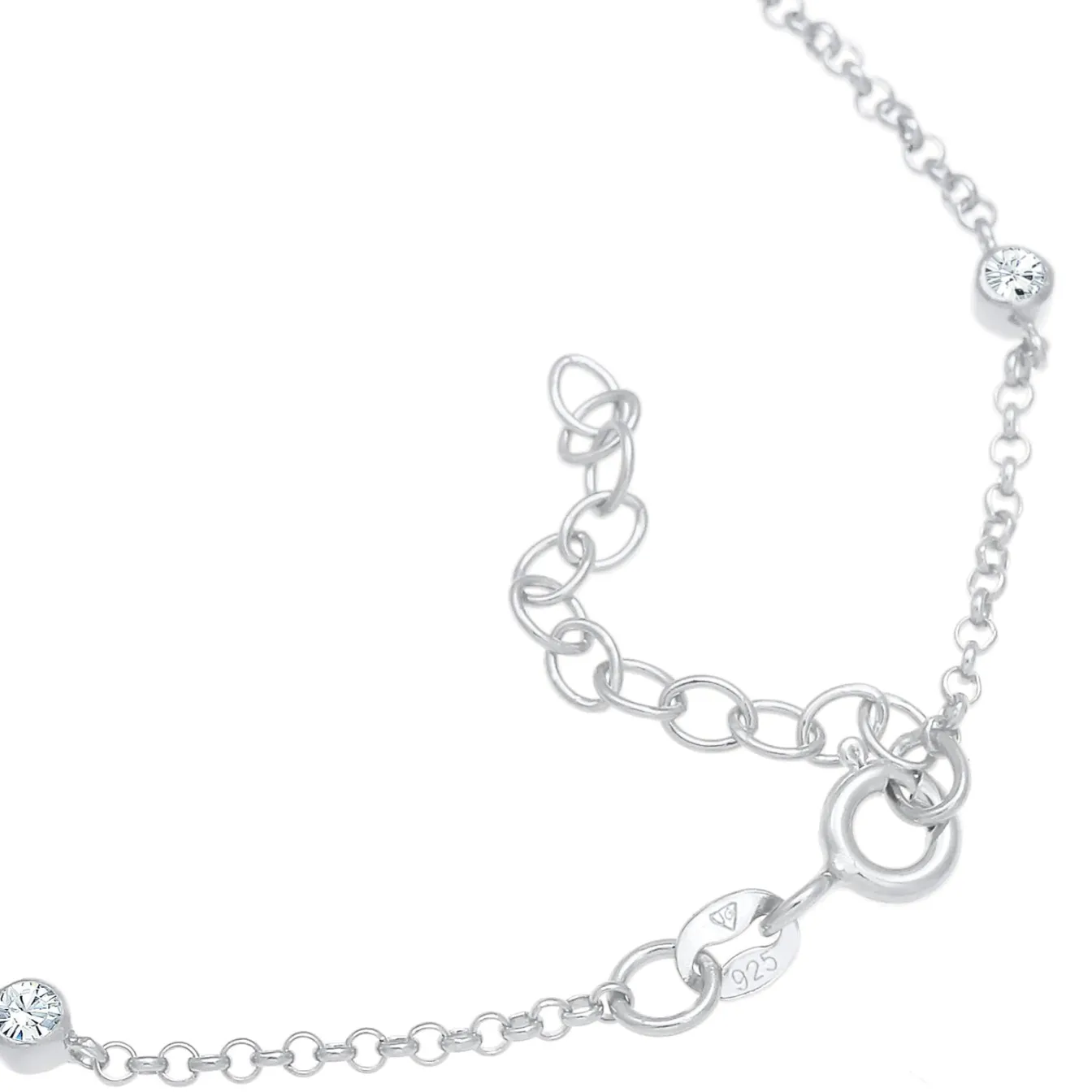 Elli "Armband Kreis | Kristall (Weiß)< Letzte Chance|Armbänder