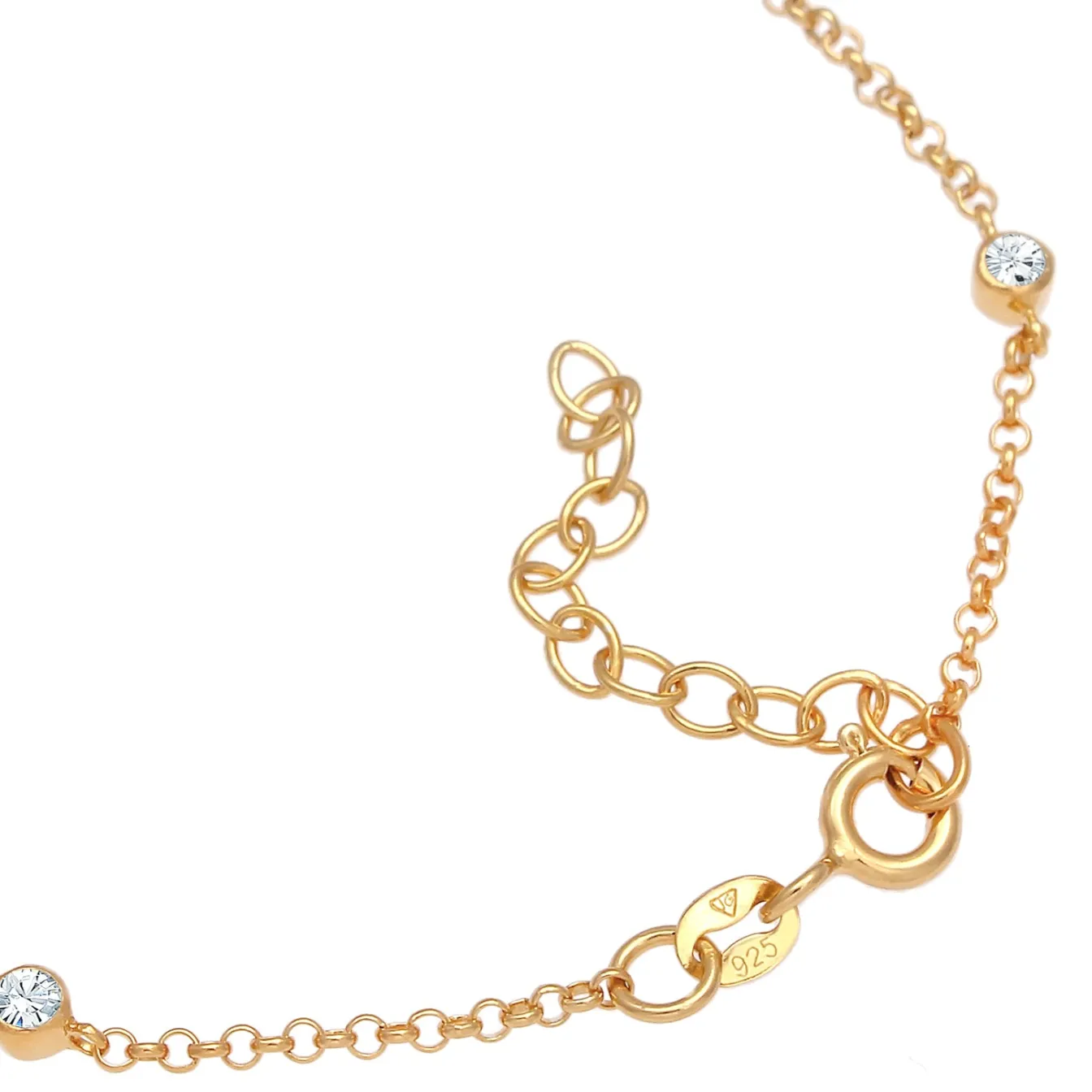 Elli "Armband Kreis | Kristall (Weiß)< Letzte Chance|Armbänder