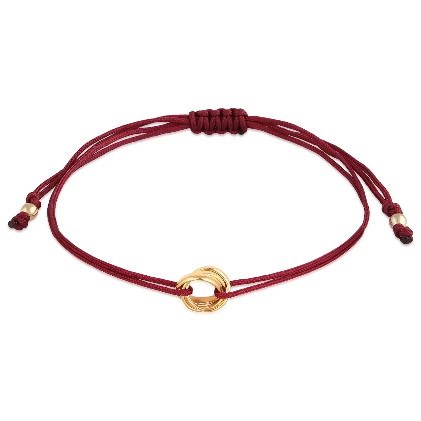 Elli "Armband Kreis | Nylon (Grau)< Armbänder