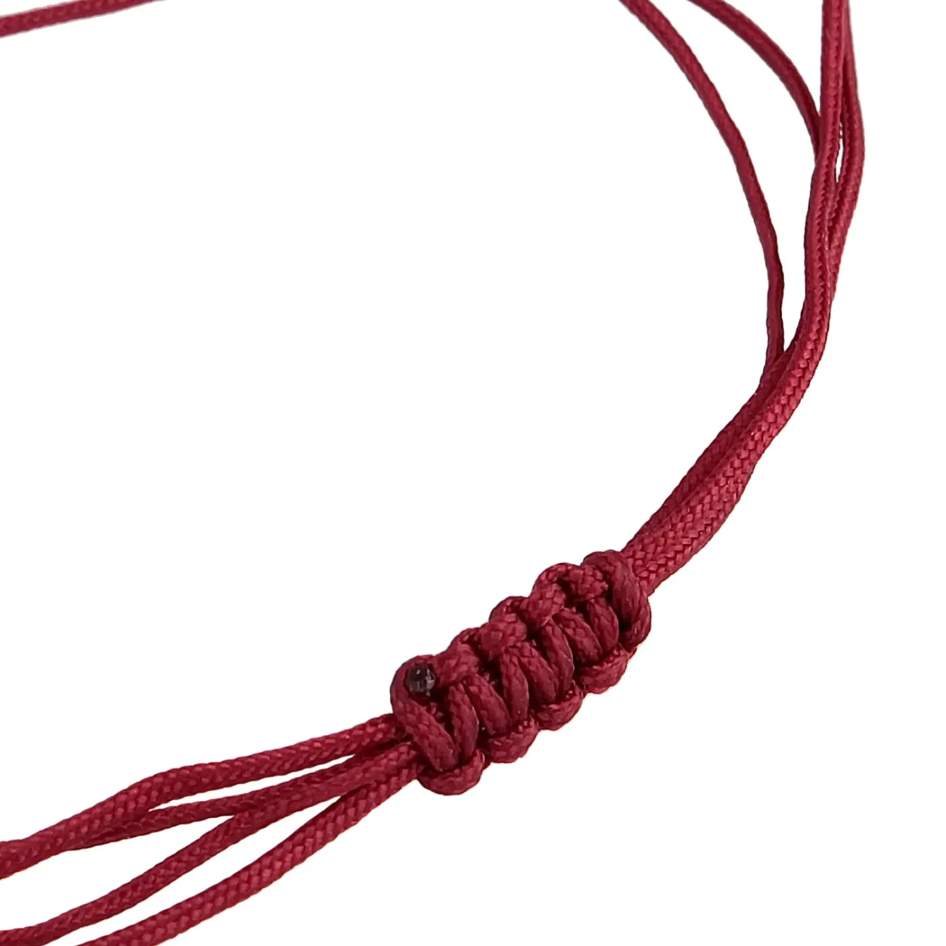 Elli "Armband Kreis | Nylon (Grau)< Armbänder