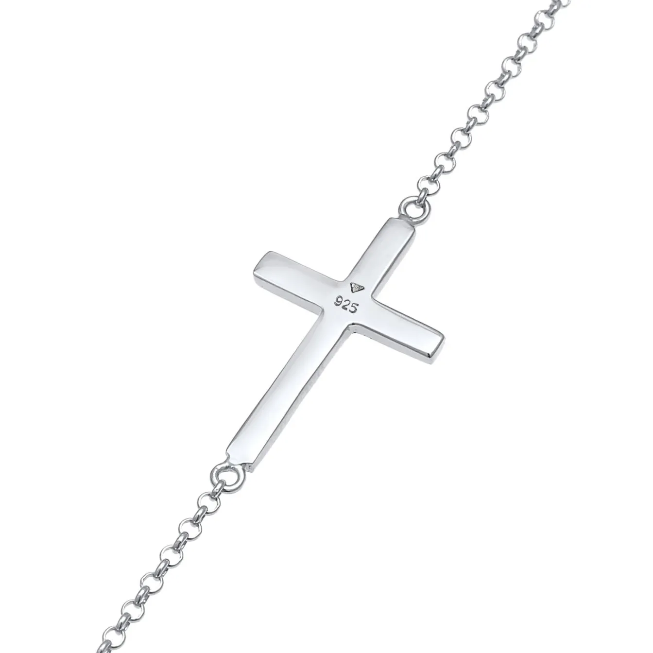 Elli "Armband Kreuz< Roségold|Symbol-schmuck