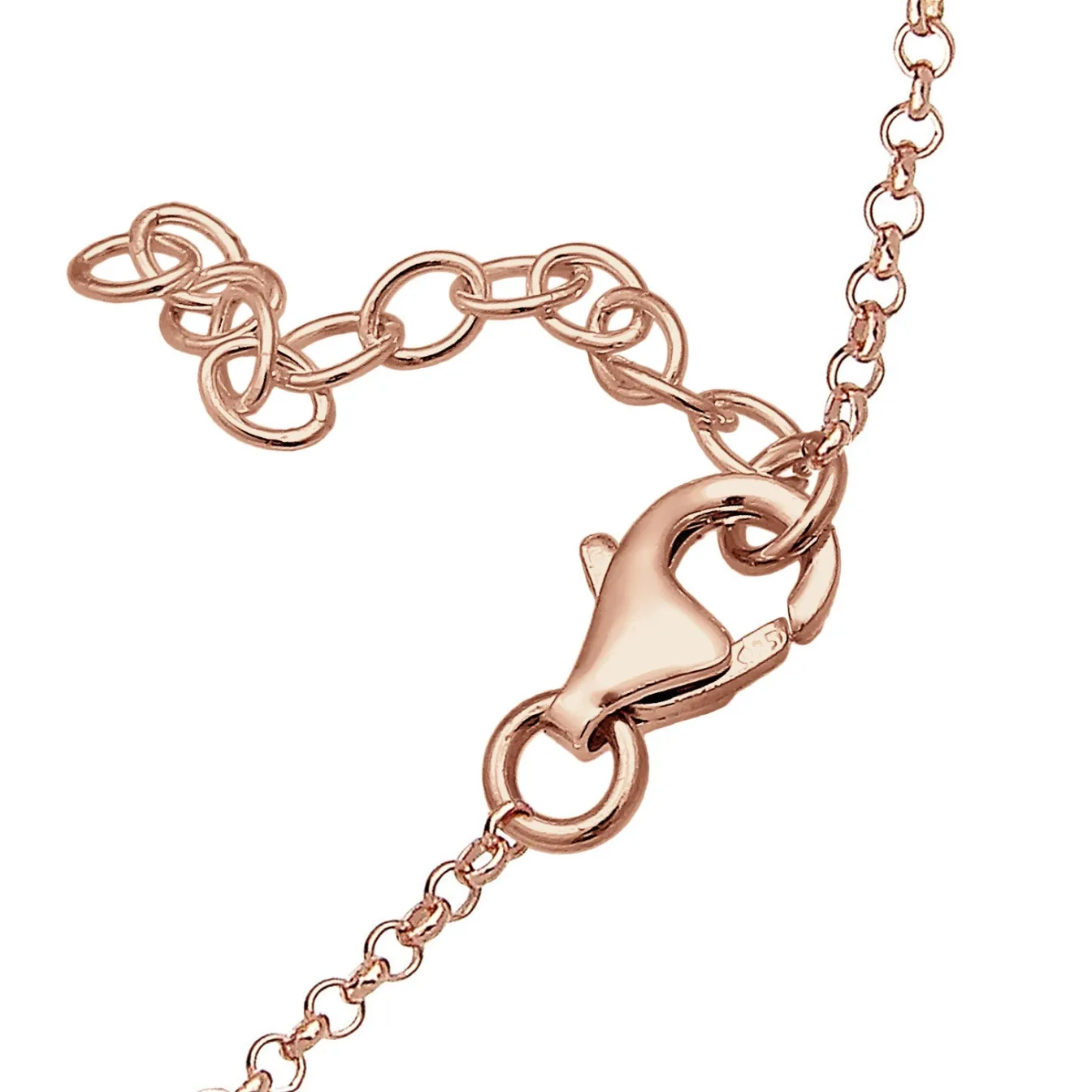 Elli "Armband Kreuz< Roségold|Symbol-schmuck