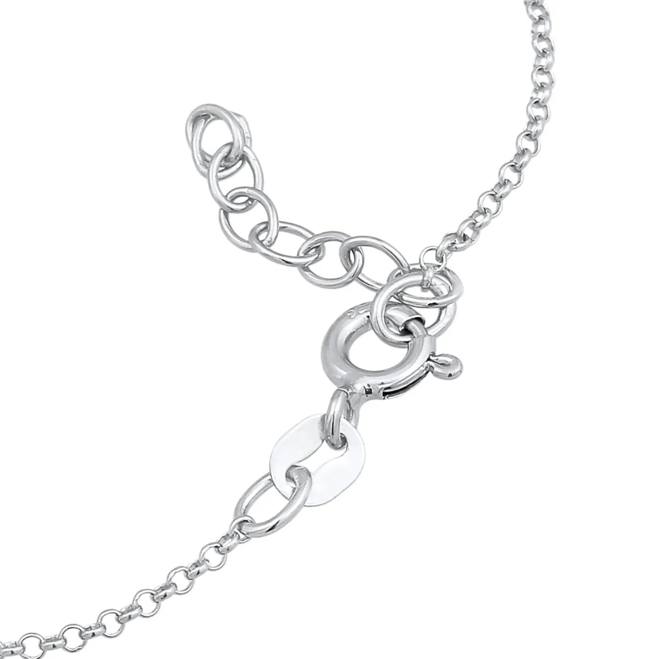 Elli "Armband Kreuz | Zirkonia (Weiß)<Kinder Symbol-schmuck|Kinderschmuck