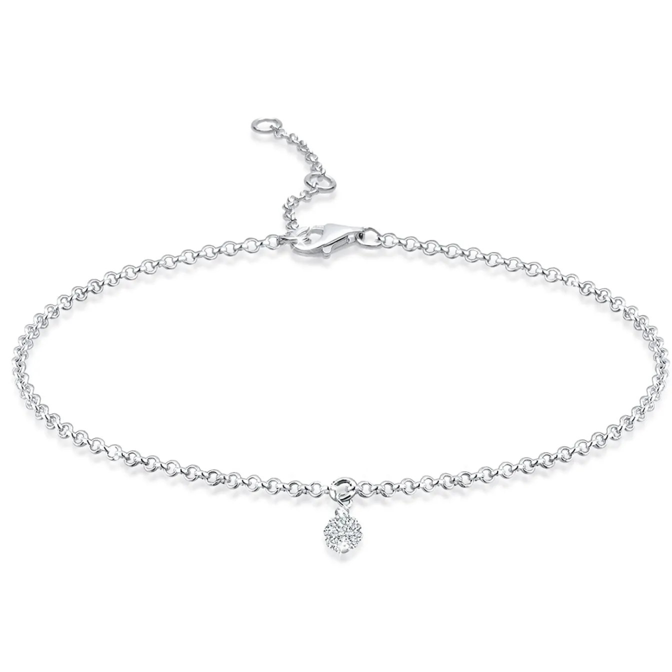 Elli "Armband Kugel | Kristall (Weiß)< Roségold|Armbänder