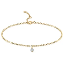 Elli "Armband Kugel | Kristall (Weiß)< Roségold|Armbänder
