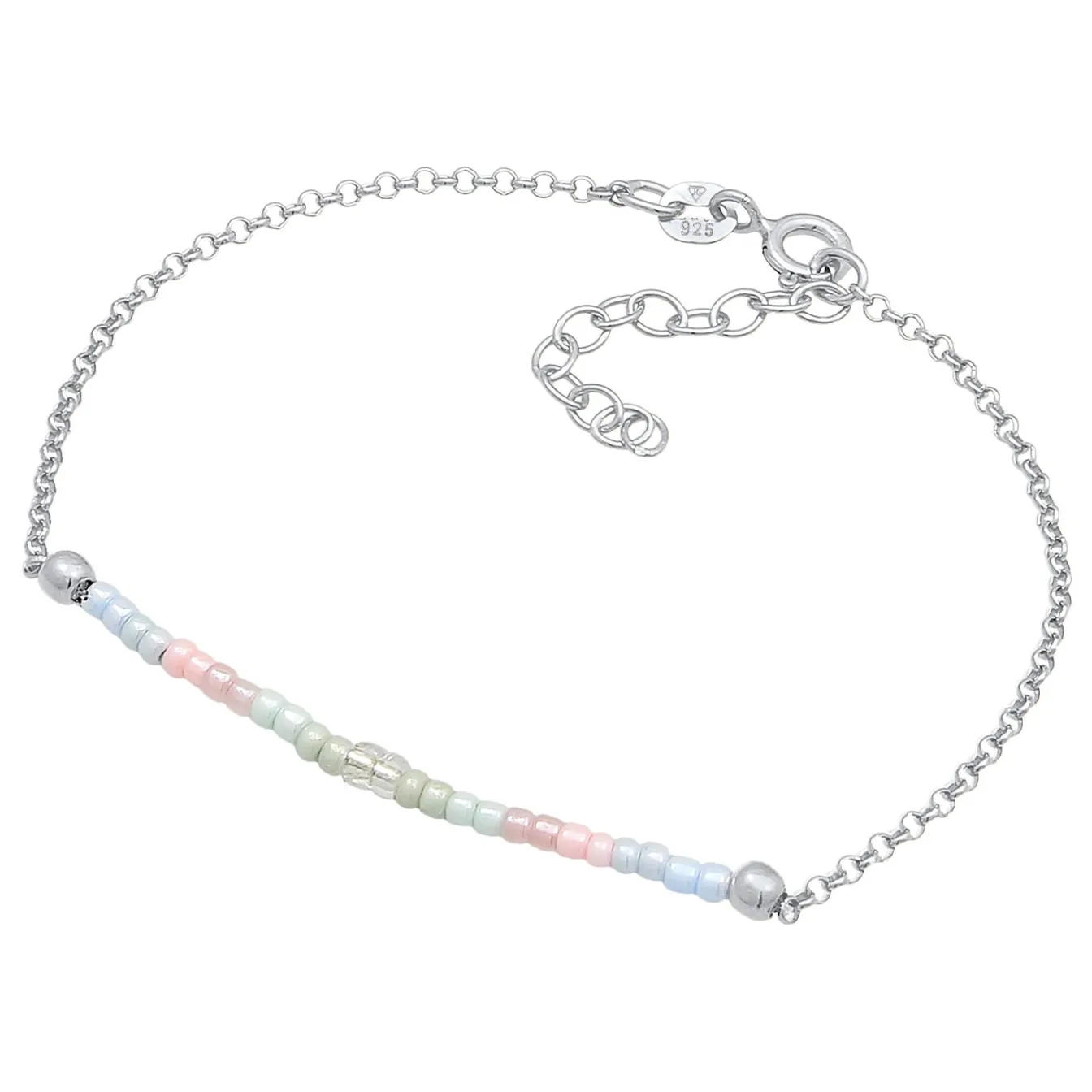 Elli "Armband Kugeln Pastell< Silber|Armbänder