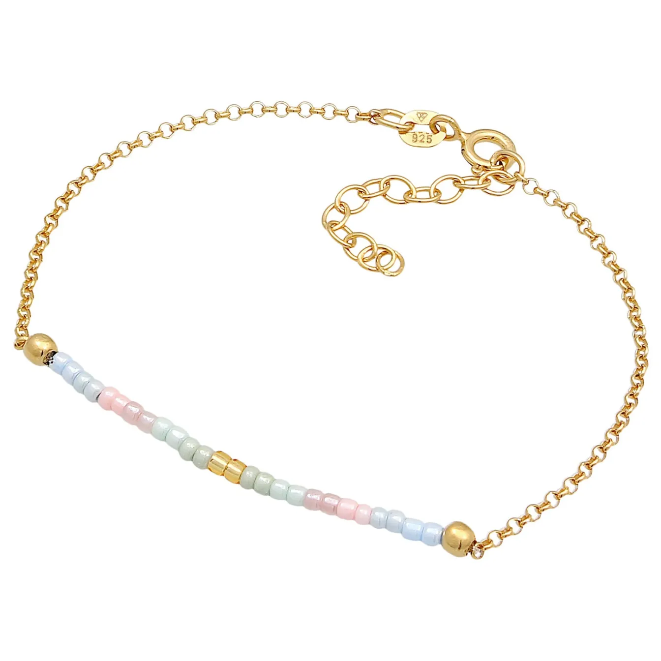 Elli "Armband Kugeln Pastell< Silber|Armbänder