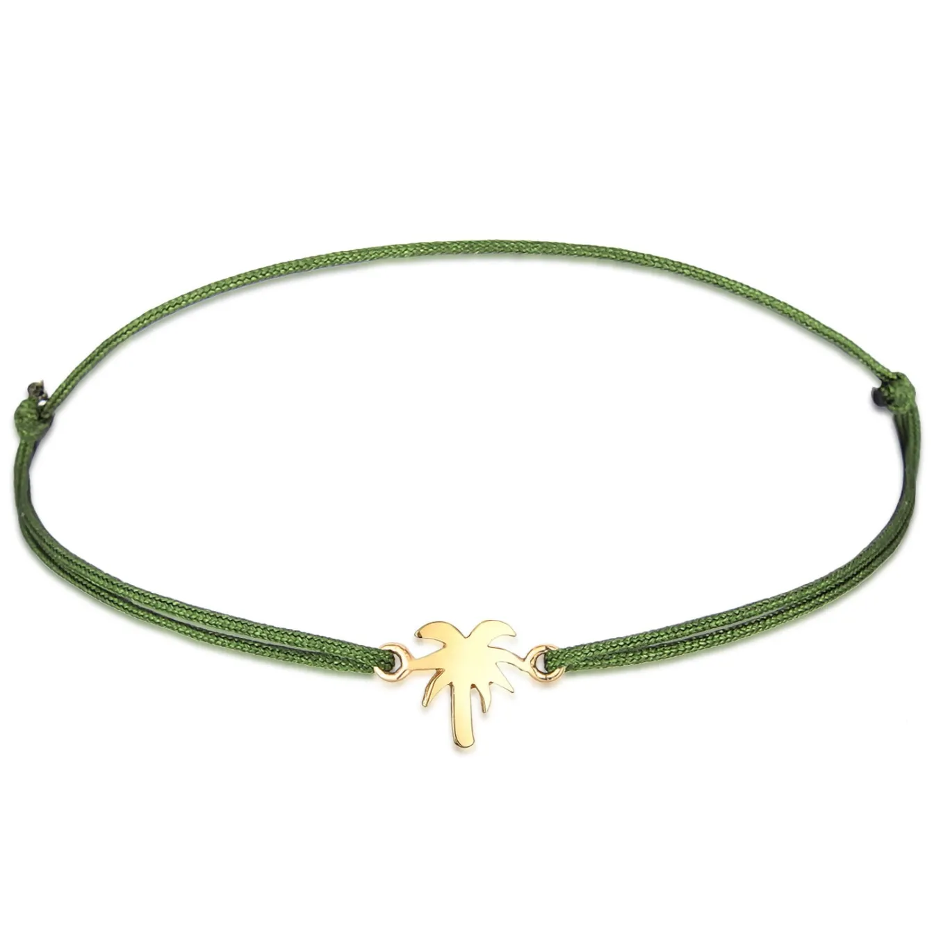 Elli "Armband Palme | Nylon< Symbol-schmuck|Armbänder