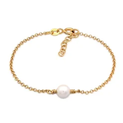 Elli "Armband Perle | Muschelkernperle<Kinder Perlen|Kinderschmuck