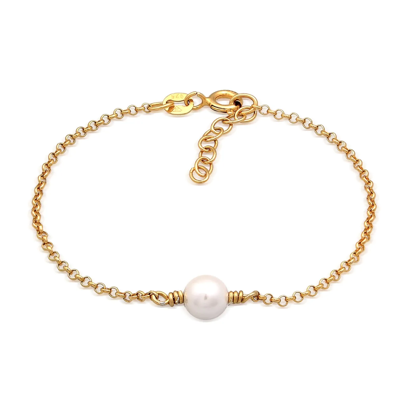 Elli "Armband Perle | Muschelkernperle<Kinder Perlen|Kinderschmuck