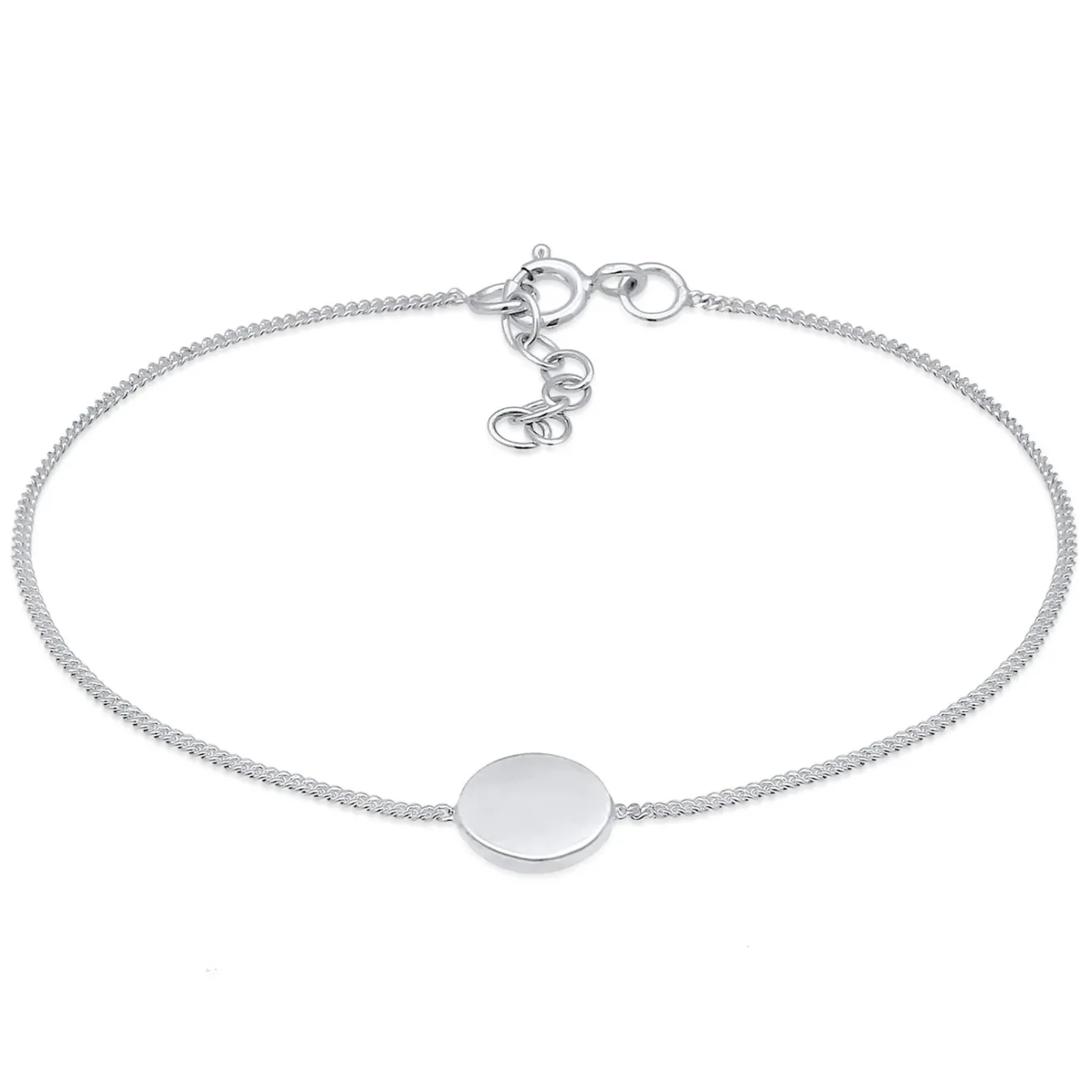 Elli "Armband Plättchen< Armbänder|Silber