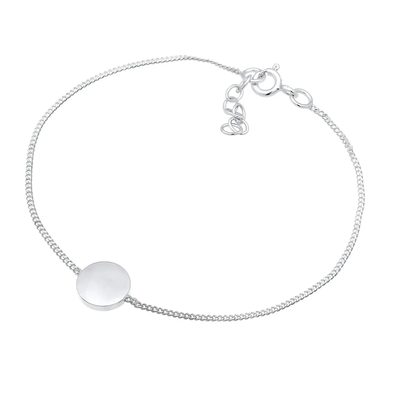 Elli "Armband Plättchen< Armbänder|Silber