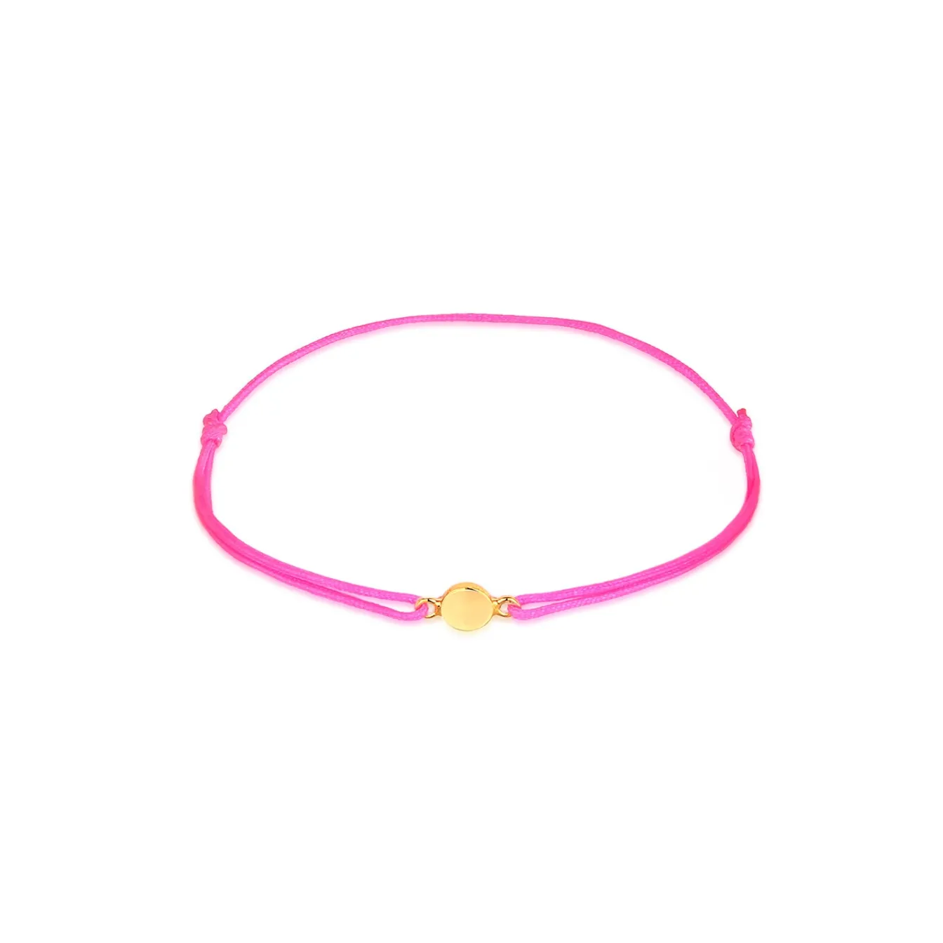 Elli "Armband Plättchen | Nylon (Pink)< Armbänder