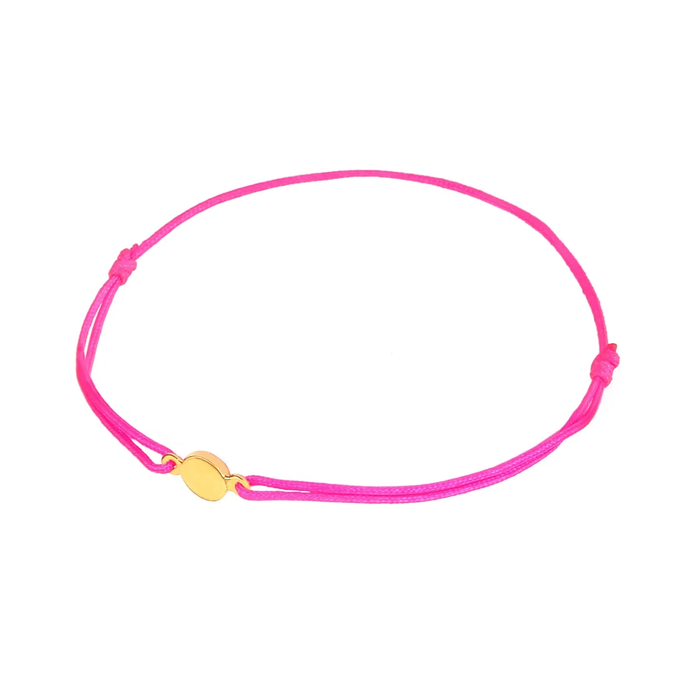 Elli "Armband Plättchen | Nylon (Pink)< Armbänder