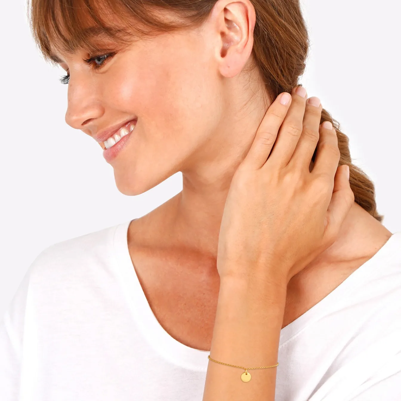 Elli "Armband Plättchen Basic< Letzte Chance|Armbänder
