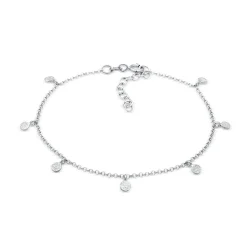 Elli "Armband Plättchen Coin< Armbänder|Silber