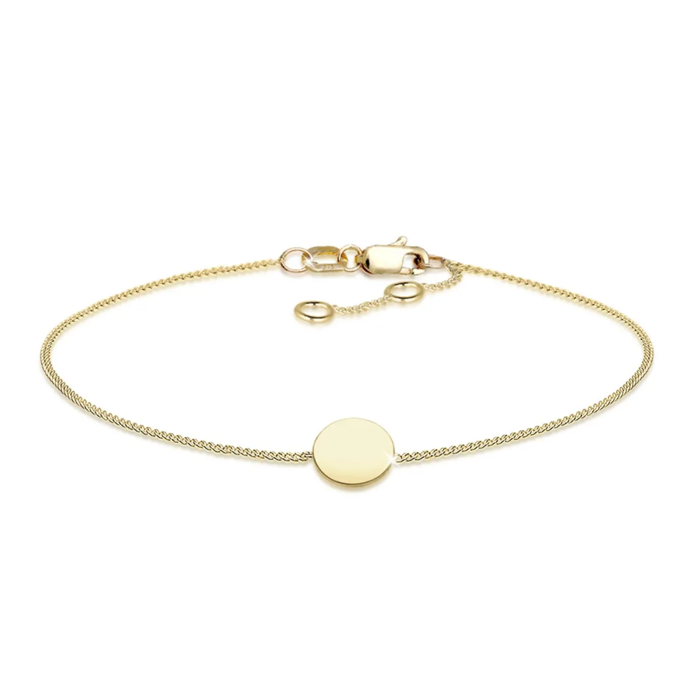 Elli "Armband Plättchen Geo< Armbänder|Echtgold