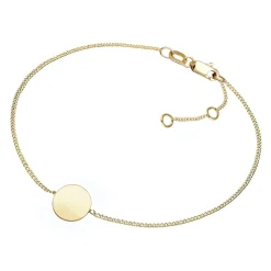 Elli "Armband Plättchen Geo< Armbänder|Echtgold