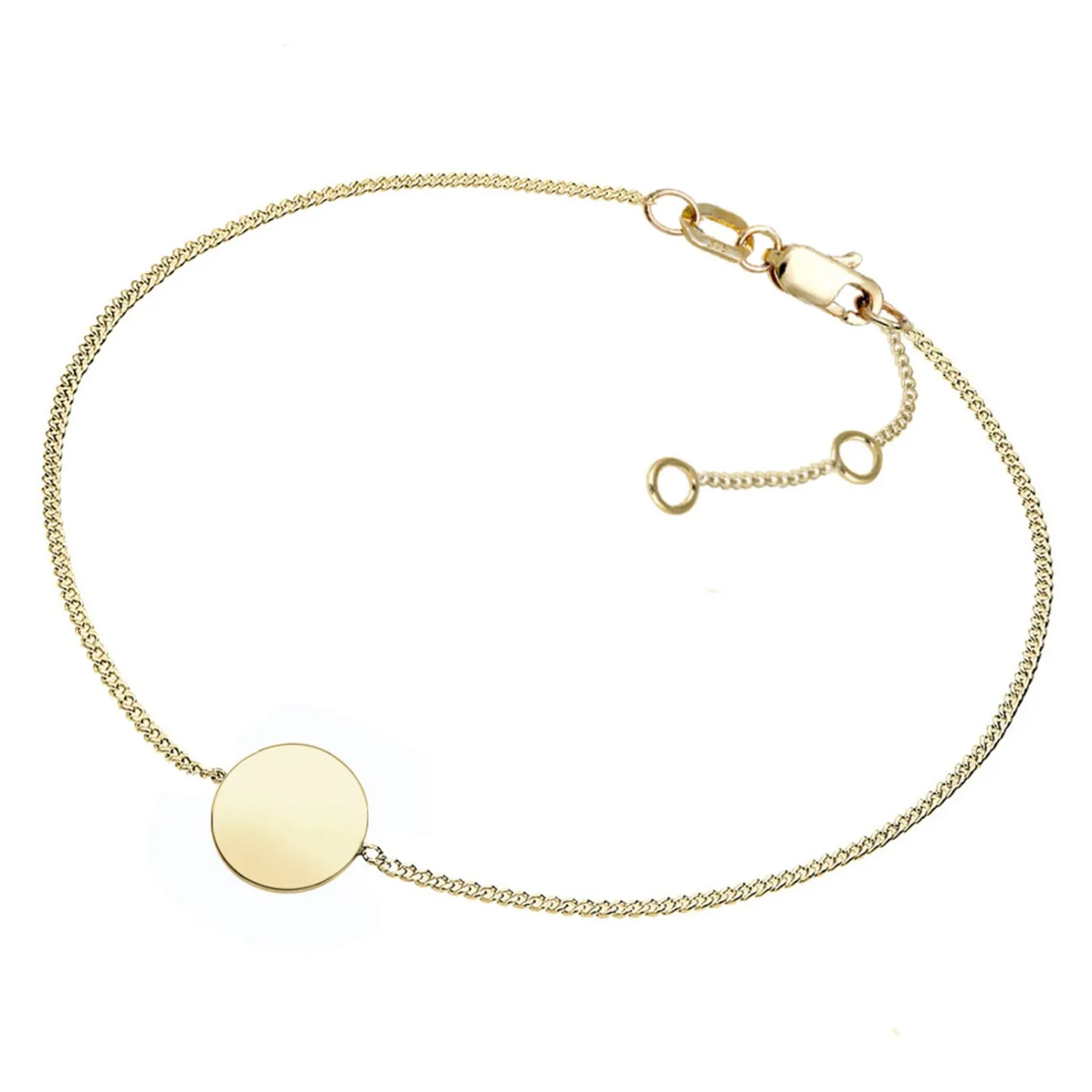 Elli "Armband Plättchen Geo< Armbänder|Echtgold