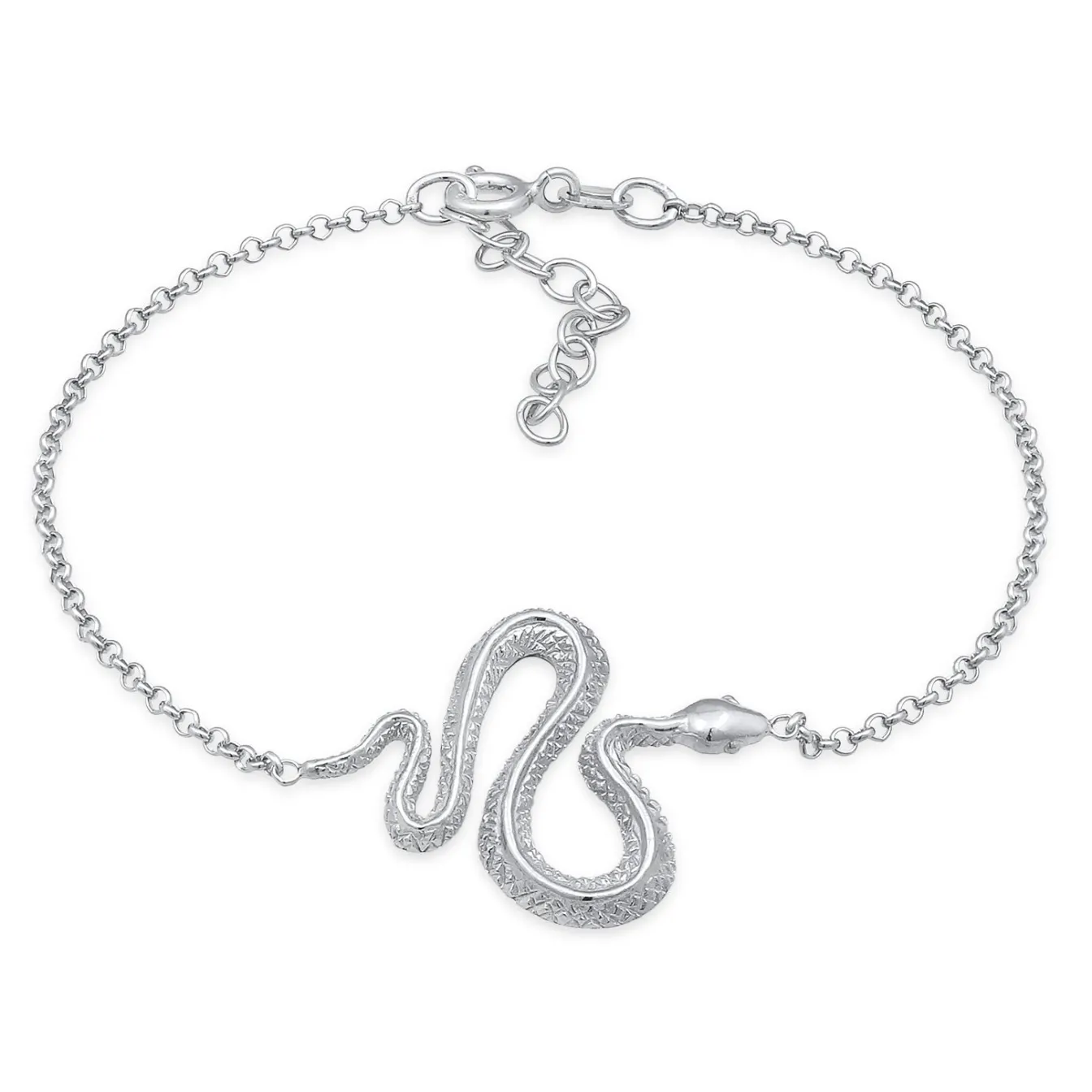 Elli "Armband Schlange Anhänger< Armbänder|Silber