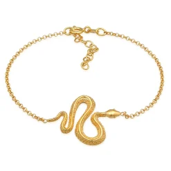 Elli "Armband Schlange Anhänger< Armbänder|Silber