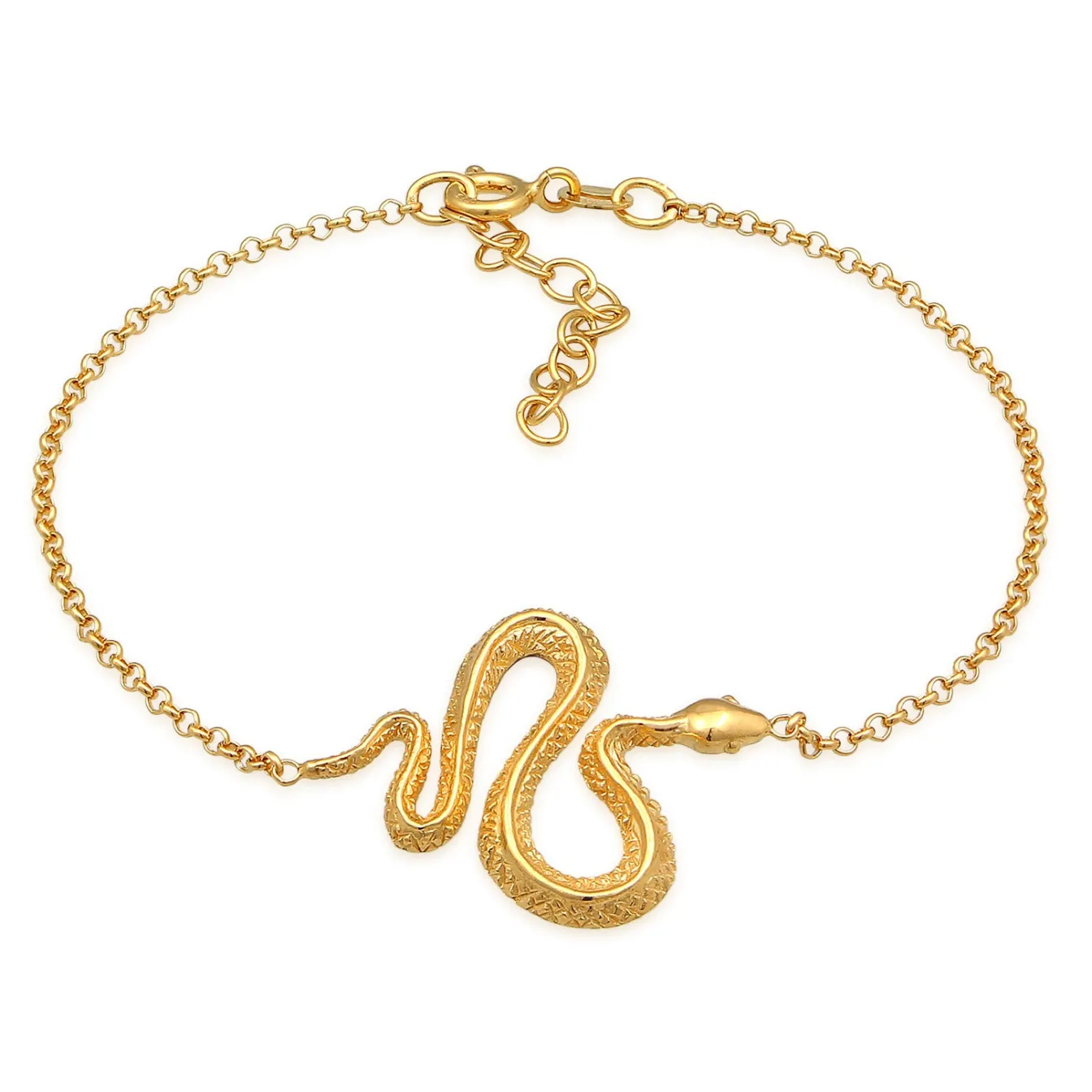 Elli "Armband Schlange Anhänger< Armbänder|Silber