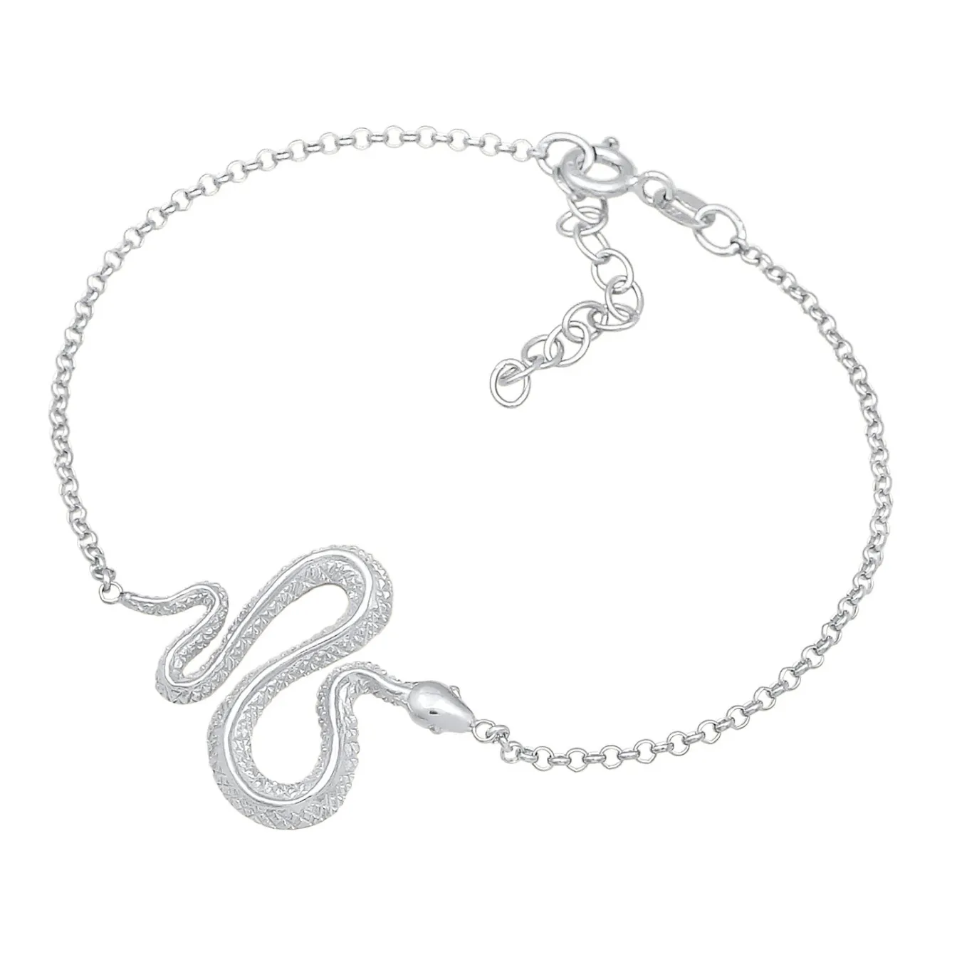 Elli "Armband Schlange Anhänger< Armbänder|Silber