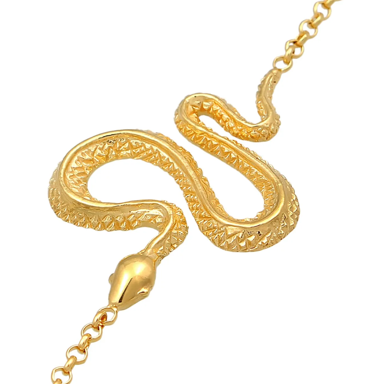 Elli "Armband Schlange Anhänger< Armbänder|Silber