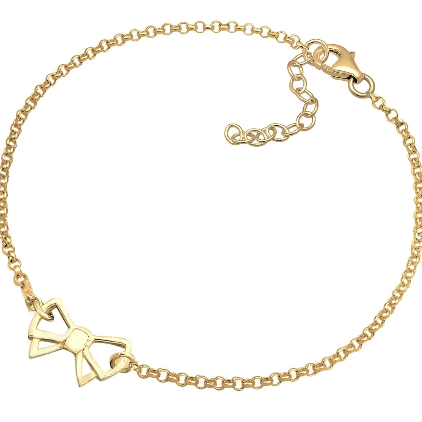 Elli "Armband Schleife< Vergoldet|Symbol-schmuck