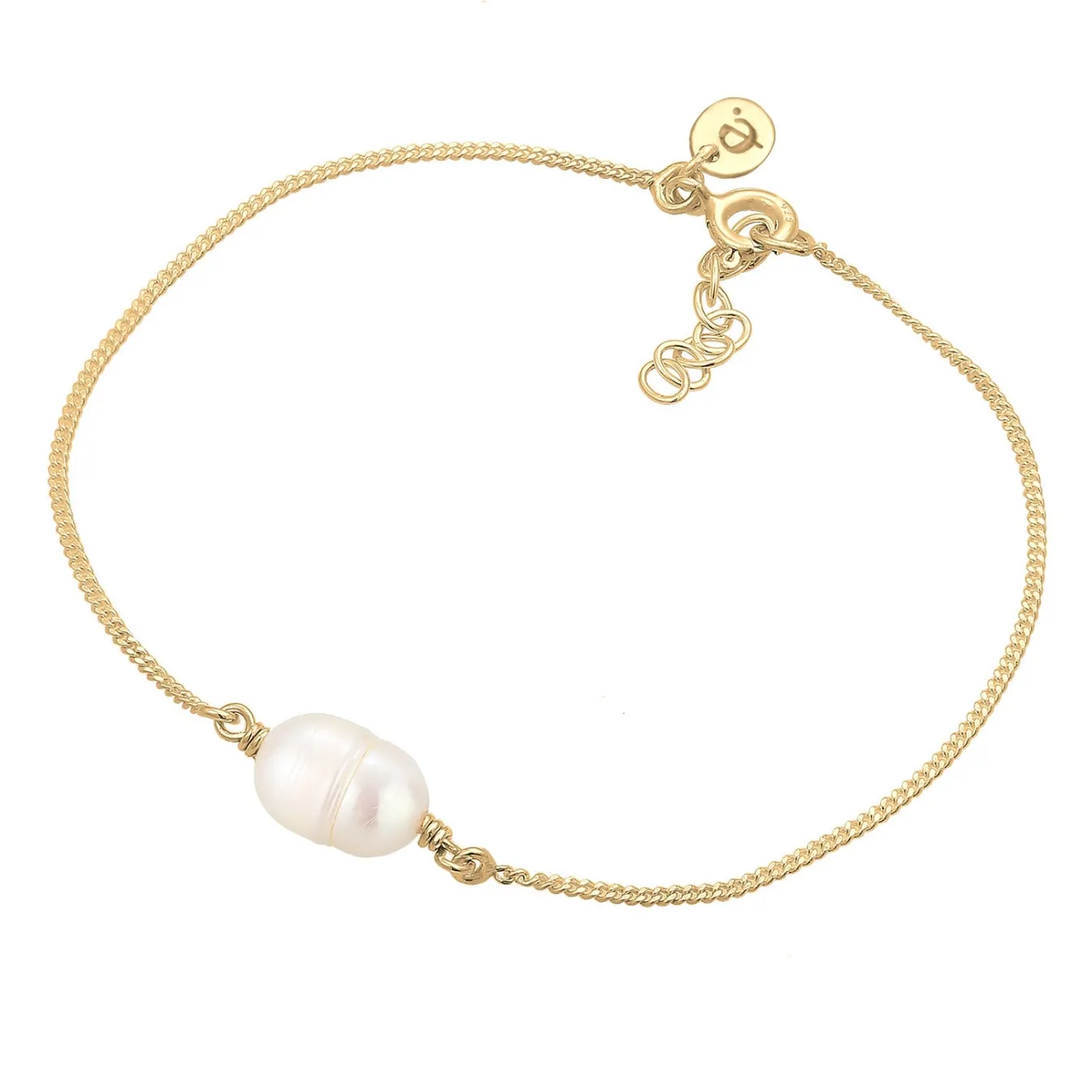 Elli "Armband Silikon Ball | Süßwasserzuchtperle< Perlen|Armbänder