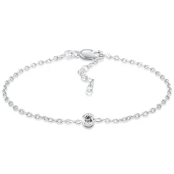 Elli "Armband Solitär | Salt & Pepper Diamant (0.11 ct.)< Armbänder|Vergoldet