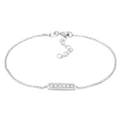 Elli "Armband Stab | Zirkonia Kristalle (Weiß)< Armbänder|Silber