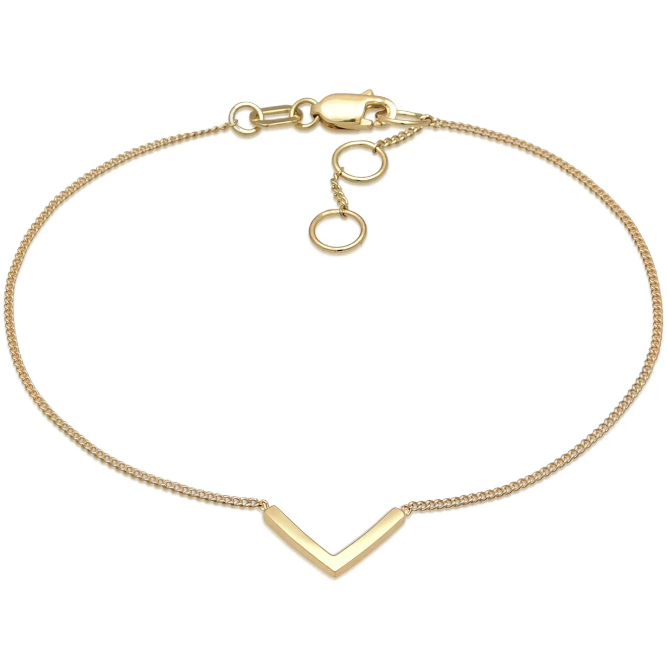 Elli "Armband V-Anhänger Geo< Personalisierter Schmuck|Armbänder