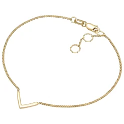 Elli "Armband V-Anhänger Geo< Personalisierter Schmuck|Armbänder