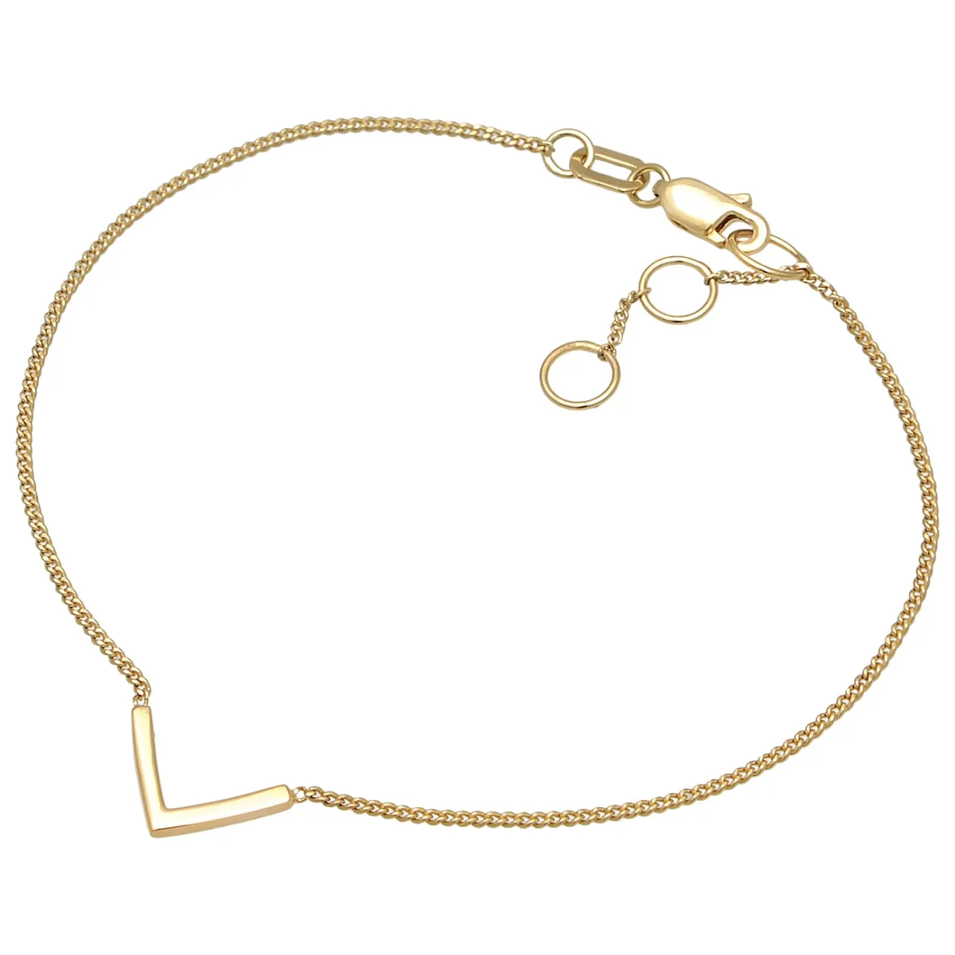 Elli "Armband V-Anhänger Geo< Personalisierter Schmuck|Armbänder