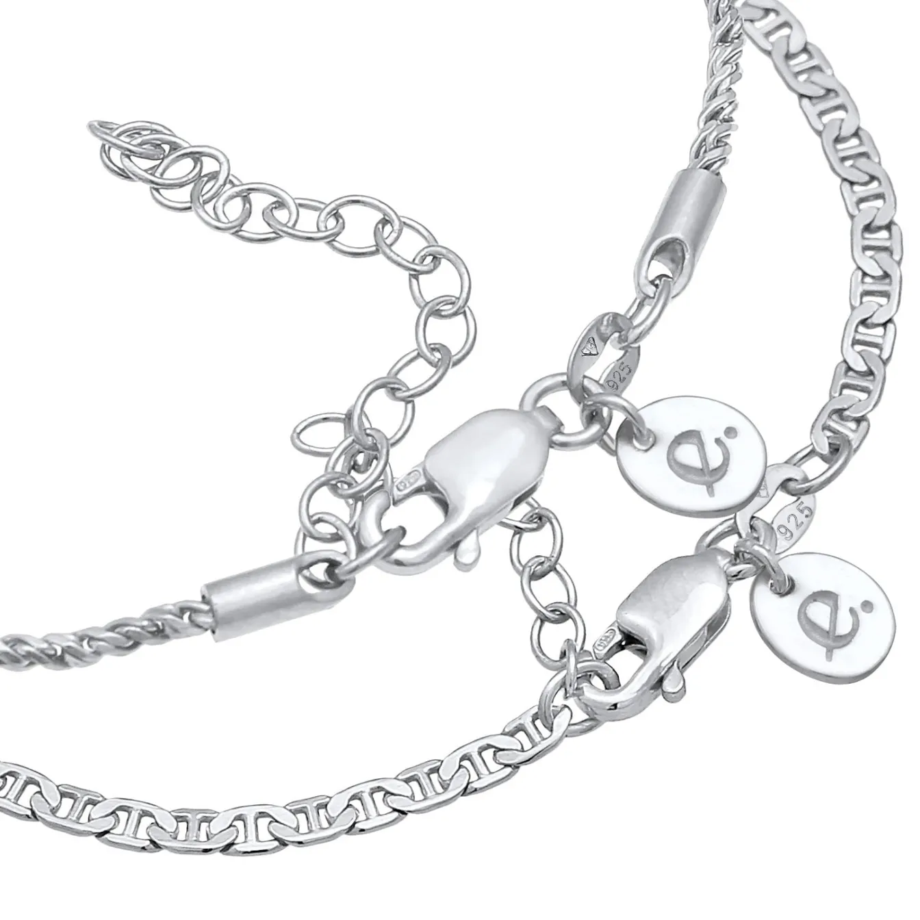 Elli "Armband-Set Basic< Armbänder|Silber