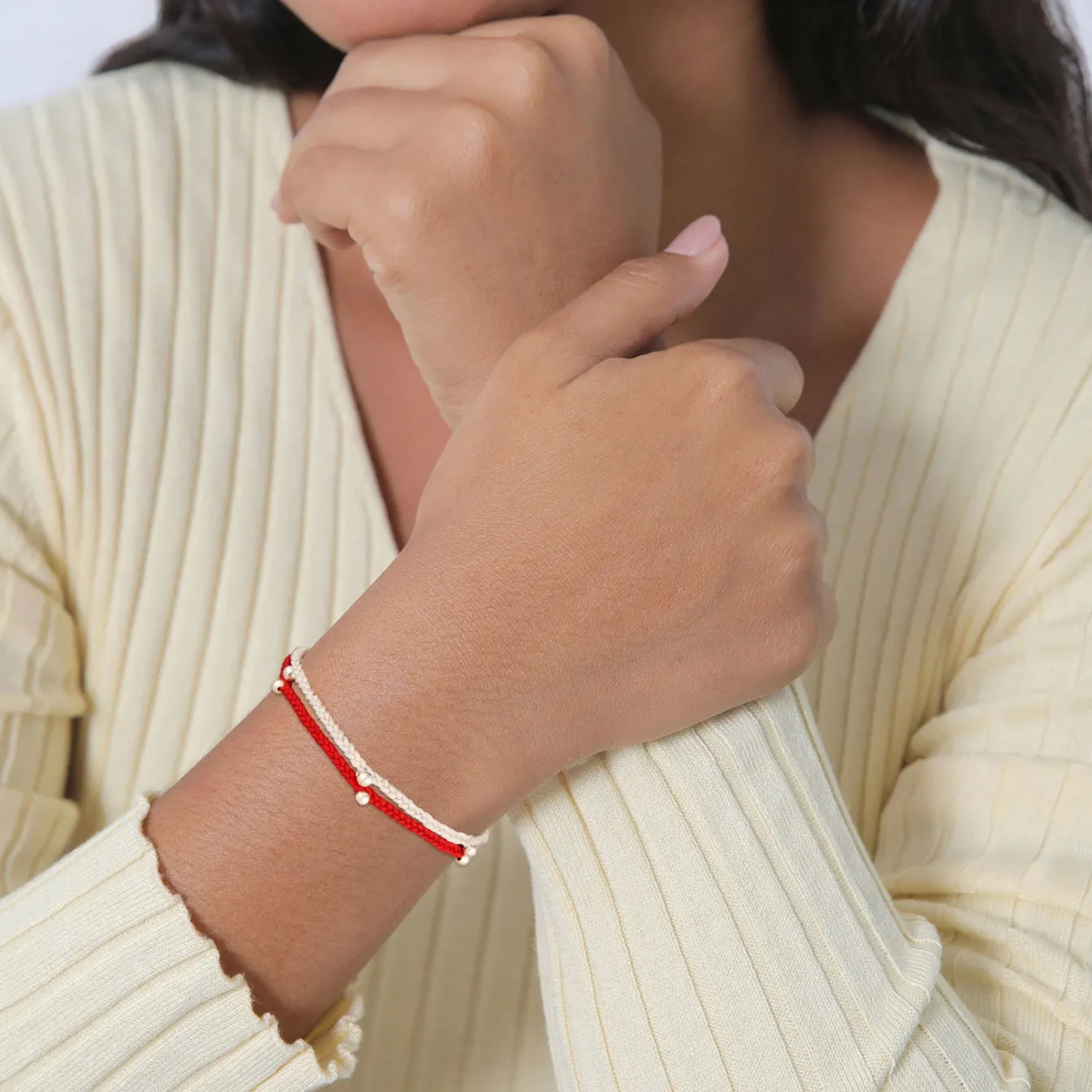 Elli "Armbandset Fußball | Nylon (Schwarz, Rot, Gelb)< Armbänder