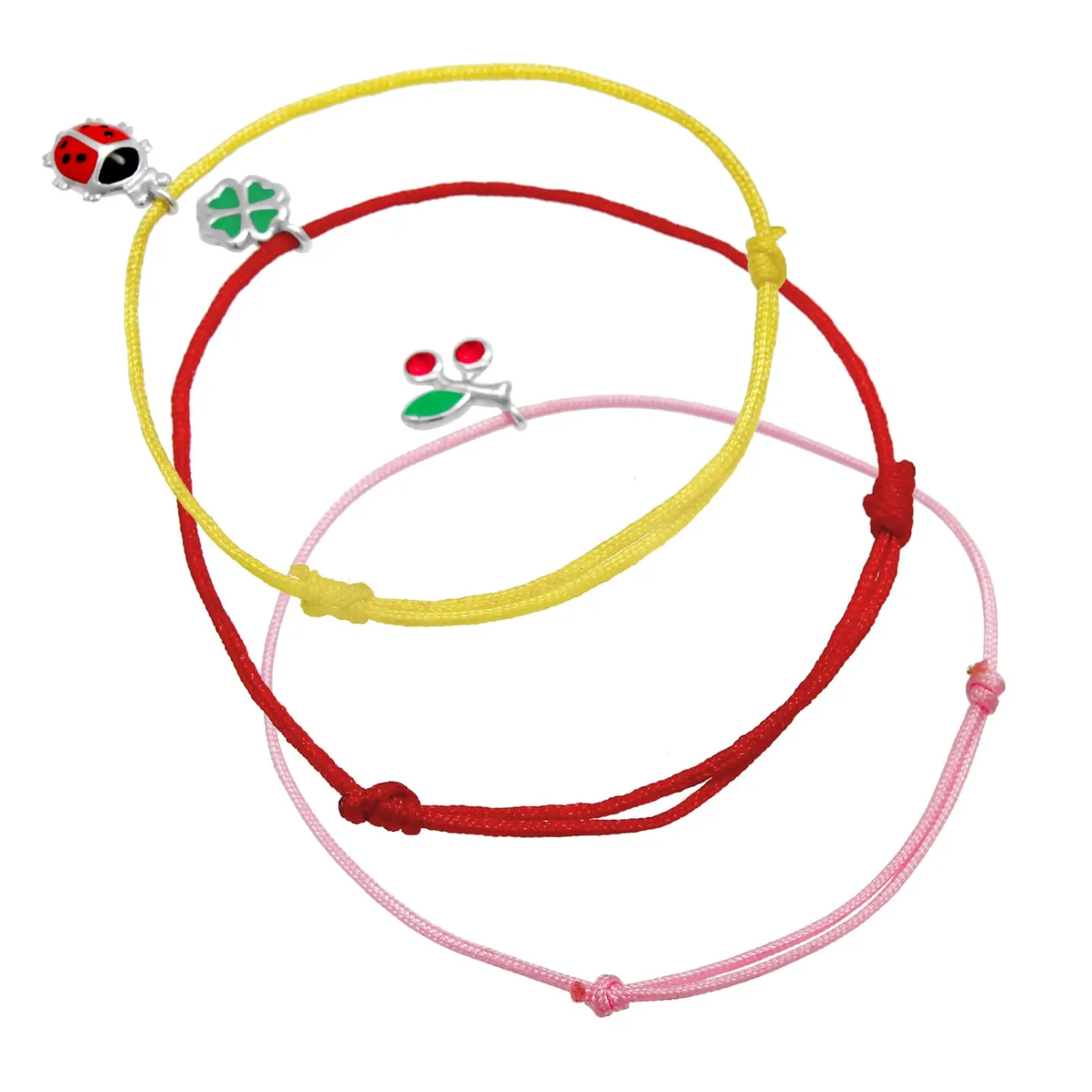 Elli "Armbandset Kirsche | Kristall ( Rot )<Kinder Symbol-schmuck|Kinderschmuck