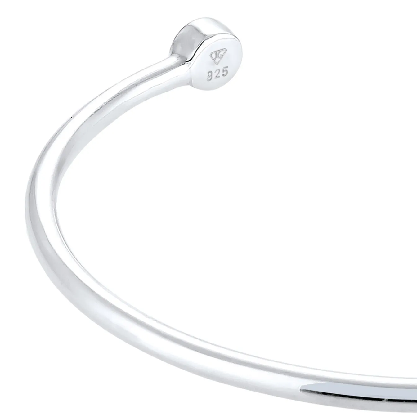Elli "Armreif | Kristall ( Weiß )< Roségold|Armbänder
