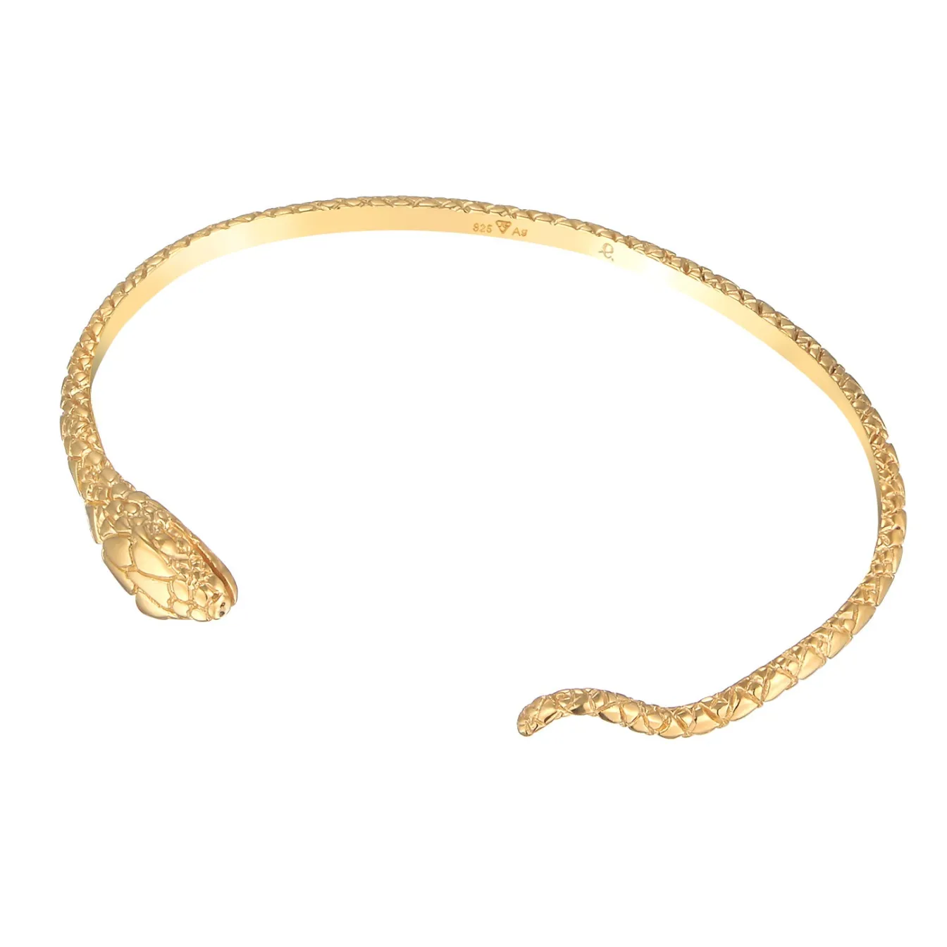 Elli "Armreif Schlange< Armbänder|Vergoldet